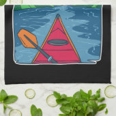 Linge De Cuisine Kayak - River Appelle Et Je Dois Y Aller (Plié)