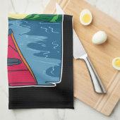 Linge De Cuisine Kayak - River Appelle Et Je Dois Y Aller (Quart Plié)