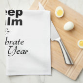 Linge De Cuisine Keep Calm and Celebrate Goat Year 2027 KT (Quart Plié)