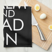 LINGE DE CUISINE KEEP CALM AND READ ON (Quart Plié)