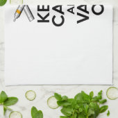 Linge De Cuisine Keep Calm and Vape On (Plié)