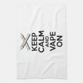 Linge De Cuisine Keep Calm and Vape On (Vertical)