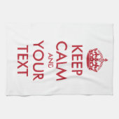 Linge De Cuisine KEEP CALM and YOUR TEXT (Horizontal)