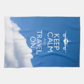 LINGE DE CUISINE KEEP CALM ET TRAVEL (Horizontal)
