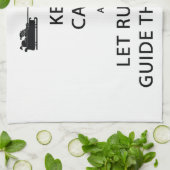 Linge De Cuisine Keep Calm Let Rudolph Guide Sleigh (Plié)