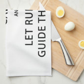 Linge De Cuisine Keep Calm Let Rudolph Guide Sleigh (Quart Plié)