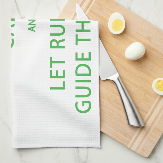 Linge De Cuisine Keep Calm Let Rudolph Guide Sleigh (Quart Plié)