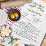 Linge De Cuisine Keepsaké Recette Modèle Aquarelle Colibri<br><div class="desc">Gardez la serviette cadeau de cuisine avec de magnifiques colibris aquarellisés taillant le fond. Un cadeau utile pour personnaliser pour quelqu'un que vous aimez avec une recette préférée. Message-moi si vous n'êtes pas en mesure de trouver le bon design et je vais créer si pour vous.</div>