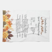 Linge De Cuisine Keepsaké Recette Thanksgiving Automne Cadeau Autom (Horizontal)