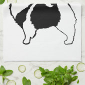 Linge De Cuisine Keeshond Graphics - Cute Original Chig Art (Plié)