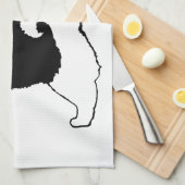 Linge De Cuisine Keeshond Graphics - Cute Original Chig Art (Quart Plié)