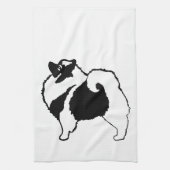 Linge De Cuisine Keeshond Graphics - Cute Original Chig Art (Vertical)