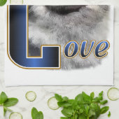 Linge De Cuisine Keeshond LOVE Cadfts (Plié)