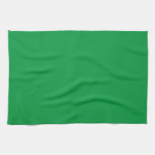Linge De Cuisine Kelly Vert couleur solide (Horizontal)