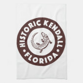 Linge De Cuisine Kendall Florida Circle - Brown (Vertical)