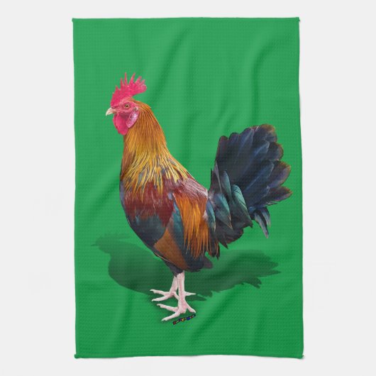 Linge De Cuisine Key West - Coq gitan (Vertical)