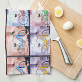 Linge De Cuisine Key West vont à vélo le motif (Quart Plié)