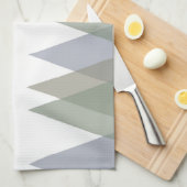 Linge De Cuisine Khaki triangles (Quart Plié)