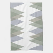 Linge De Cuisine Khaki triangles (Vertical)