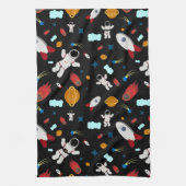 Linge De Cuisine Kid's Outer Space & Astronaut Pattern (Vertical)
