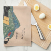 Linge De Cuisine Kimono Woman Courtesan (Quart Plié)