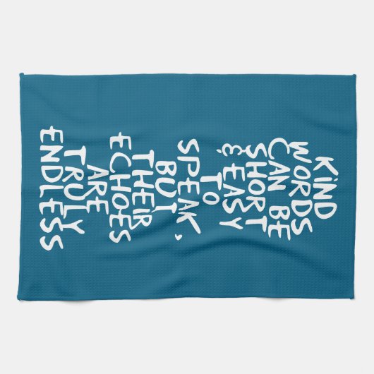 Linge De Cuisine Kind words (Horizontal)