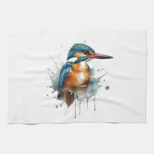 Linge De Cuisine Kingfisher Splash