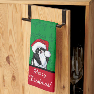 Linge De Cuisine KiniArt Chin japonais Noël