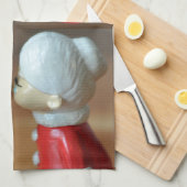 Linge De Cuisine Kissing Santas (Quart Plié)