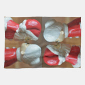 Linge De Cuisine Kissing Santas (Horizontal)