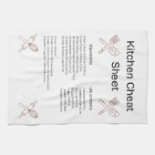 Linge De Cuisine Kitchen Cheat Sheet Towel (Horizontal)