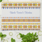 Linge De Cuisine Kitchen de motif d'oncle animé (Plié)