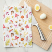 Linge De Cuisine Kitchen Towel - Autumnal Pattern (Quart Plié)