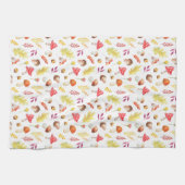 Linge De Cuisine Kitchen Towel - Autumnal Pattern (Horizontal)