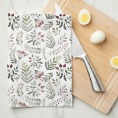 Linge De Cuisine Kitchen Towel - Winter Pattern (Quart Plié)