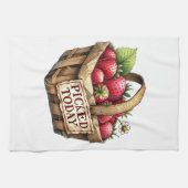 Linge De Cuisine Kitchen Towels-Berry Basket Kitchen Towel (Horizontal)