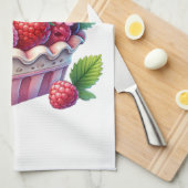 Linge De Cuisine Kitchen Towels-Berry Basket Kitchen Towel  (Quart Plié)