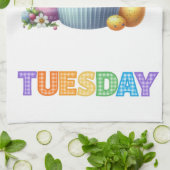 Linge De Cuisine Kitchen Towels-Days Of The Week Kitchen Towels (Plié)