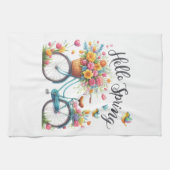 Linge De Cuisine Kitchen Towels-Hello Spring Floral Kitchen Towels (Horizontal)
