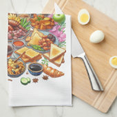 Linge De Cuisine Kitchen Towels-Islamic Themed Kitchen Towels (Quart Plié)