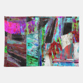 Linge De Cuisine Kitchen Towels – Neon Pulse (Horizontal)