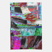 Linge De Cuisine Kitchen Towels – Neon Pulse (Vertical)