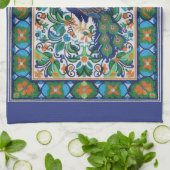 Linge De Cuisine Kitchen Towels - Peacock (Plié)