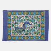 Linge De Cuisine Kitchen Towels - Peacock (Horizontal)