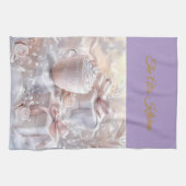 Linge De Cuisine Kitchen Towels-Personalized Victorian Christmas  (Horizontal)