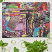 Linge De Cuisine Kitchen Towels – Urban Fractals (Plié)