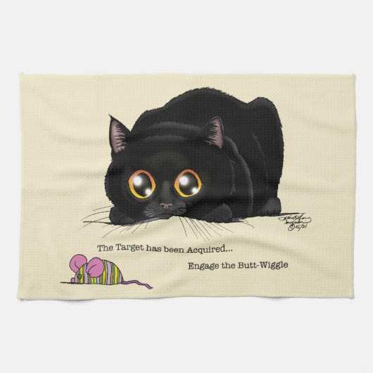 Linge De Cuisine Kitty Butt-Wiggle (Horizontal)