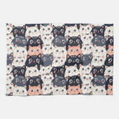 Linge De Cuisine Kitty Kat Kaleidoscope (Horizontal)