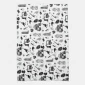 Linge De Cuisine kiwi motif d'été TRANS (Vertical)