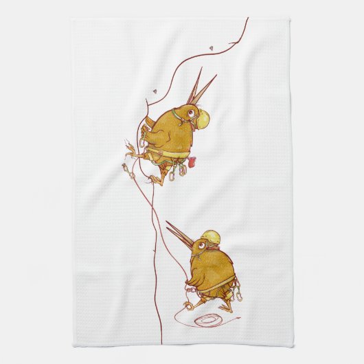 Linge De Cuisine Kiwi NZ BIRDS ROCK ESCALADE (Vertical)